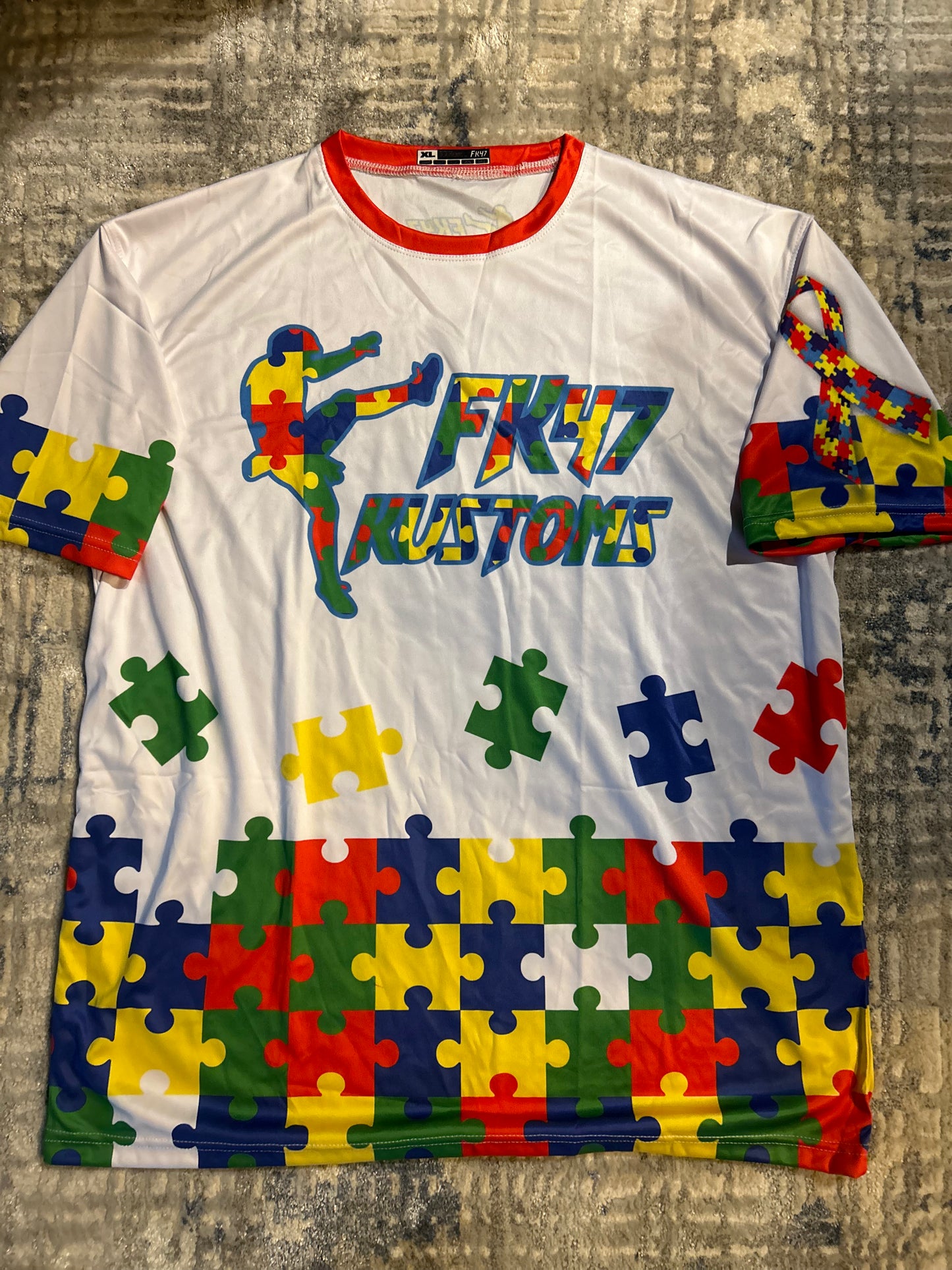 FK47 Autism Jersey - White